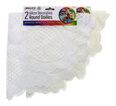 1PC  ROUND DECORATIVE TABLE DOILY 60CM